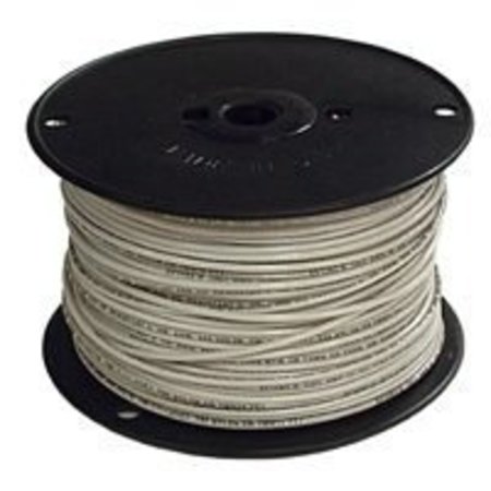 SOUTHWIRE Southwire 14WHT-SOLX500 Solid Building Wire, 14 AWG, 500 ft L, White Nylon Sheath 14WHT-SOLX500